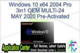 Windows 10 X64 2004 6in1 OEM ESD pt-BR MAY 2020 {Gen2}