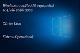 Windows 10 20H2 AIO v19042.608 x64/x86 pt-BR 2020