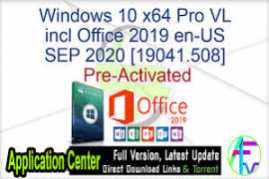Windows 10 X64 Pro incl Office 2019 es-ES DEC 2020 {Gen2}