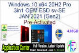 Windows 10 X64 21H1 Pro OEM ESD MULTi-5 JUNE 2021 {Gen2}